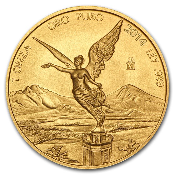 2014 Mexico 1 oz Gold Libertad BU 2014 Mexico 1 oz Gold Libertad BU